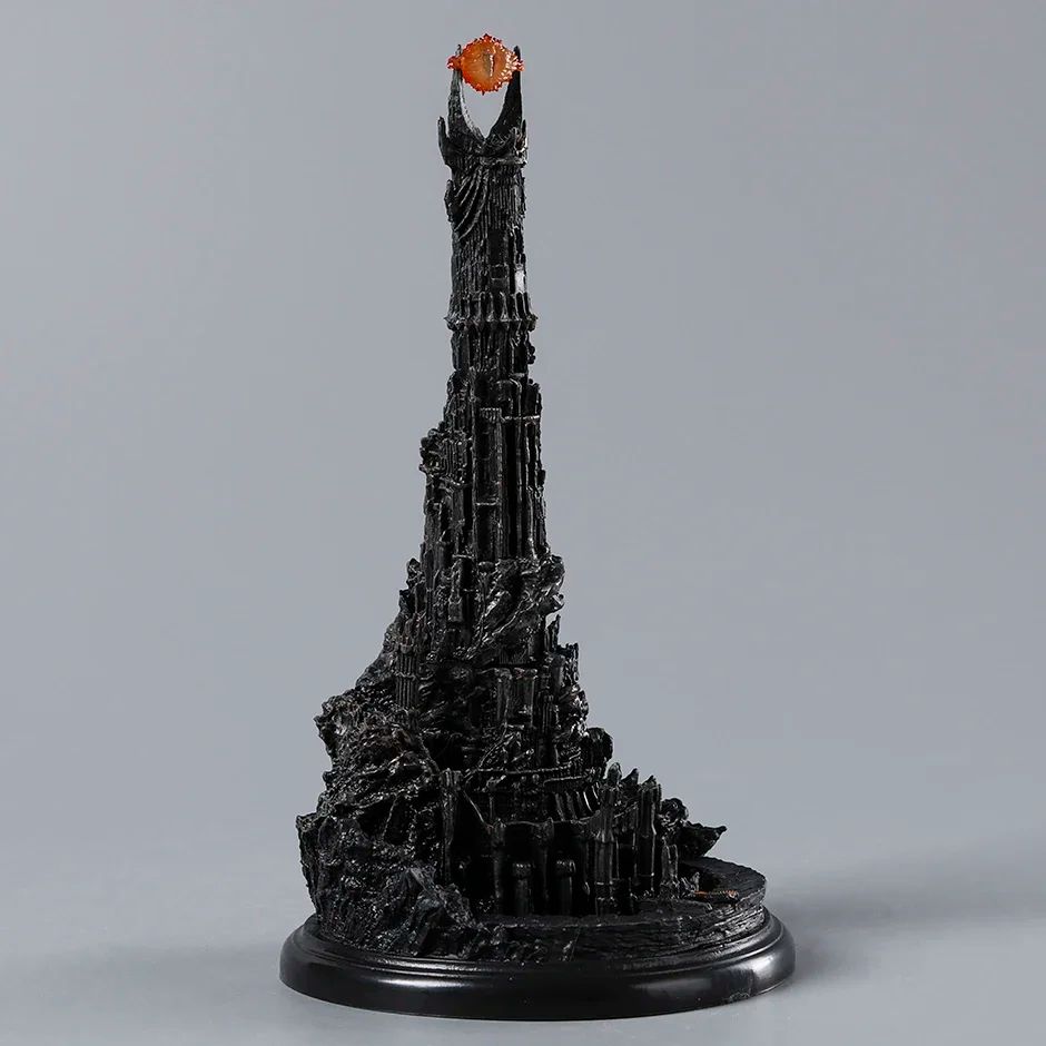Barad-dûr Torre Olho de Sauron PVC Figura Modelo Boneco Brinquedo Colecionáveis Figuras