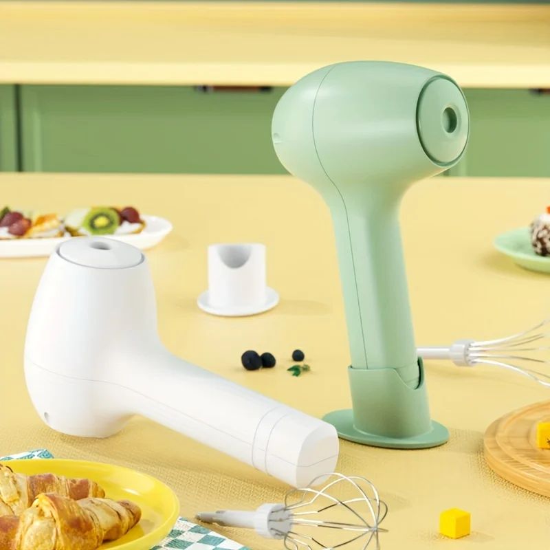 Mixer de Alimentos Elétrico Portátil Sem Fio Batedor de Ovos Automático Batedor de Manteiga Creme Vertical Misturador de Mão Sem Fio para Cozinha