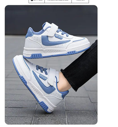 Spring and Autumn Running Sneakers for Kids Non-slip Shoes for Boys Sneakers Leather Kids Tennis Hugh Fashion Mesh Kids Shoes