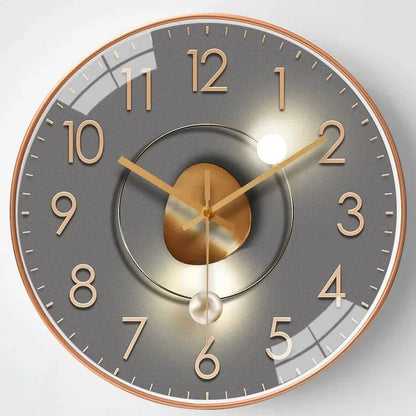 Originality Wall Clock Silent Non-Ticking Battery Operated Wall-mounted Clock Living Room Bedroom Kitchen Office Classroom