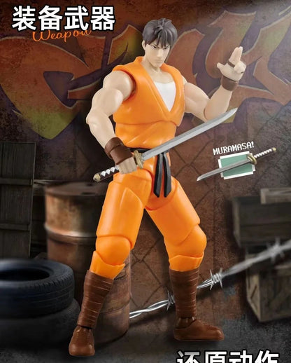 ?Em Estoque? Boneco de Ação Original 52TOYS CAPCOM Final Fight PVC 10CM Anime Bonecos de Ação Colecionáveis Presentes Modelos