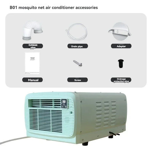 220v 650W Portable Air Conditioner Hot Selling Upgrade Refrigeration Outdoor Camping Tent Small Air Conditioner