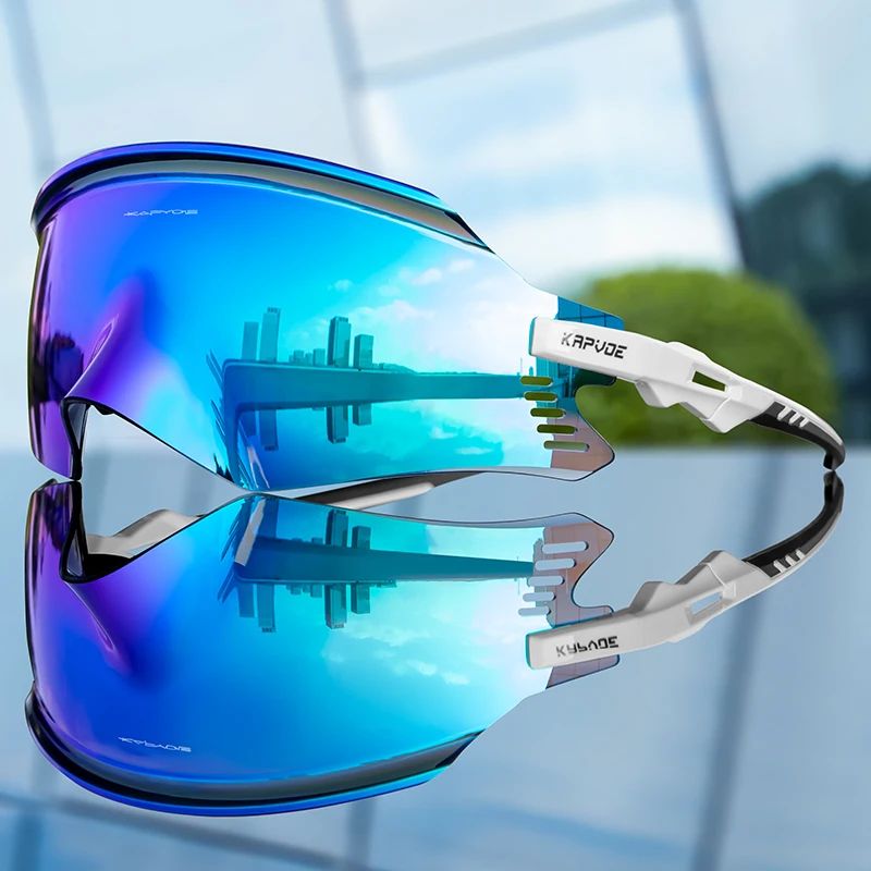 Kapvoe Cycling Sunglasses UV400 Protect Men Bike Sunglasses MTB Eyewear Outdoor Sport Goggles Bike Glasses Oculos De Ciclismo