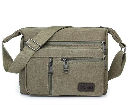Men Canvas Shoulder Bags Casual Tote Travel Men's Crossbody Bag Luxury Messenger Bags Fashion High Quality Handbag