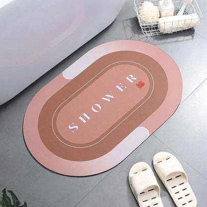 Bath Mat Super Absorbent Non Slip Bath Bathroom Rug Quick Drying Bath Shower Rug     Kitchen Entrance Door Mats Home Floor Mat