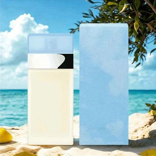 3.4oz / 100ml Light Blue Eau De Toilette - Perfume Unissex Cítrico Floral Fresco Light Blue Feminino EDT