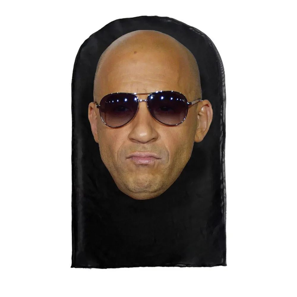 Cosplay 3D Printed Kanye Mask Stretch Mesh Full Face Mask Men Women Role Play Headdress Halloween Masquerade Balaclava Headdress