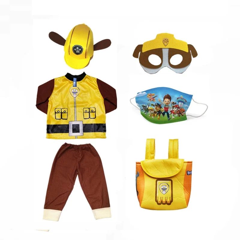 Anime Dog Patrol Kids Cosplay Costume Marshall Chase Skye Zuma Rubble Children Tops Pants Patrol Uniform Halloween Costume