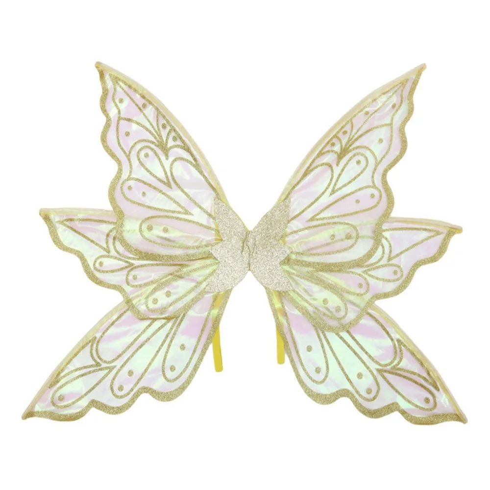 1PC Adults Fairy Wings Girls Sparkling Angel Wings Butterfly Costume Wings Halloween Costume Dress up Party Favor Christmas Gift