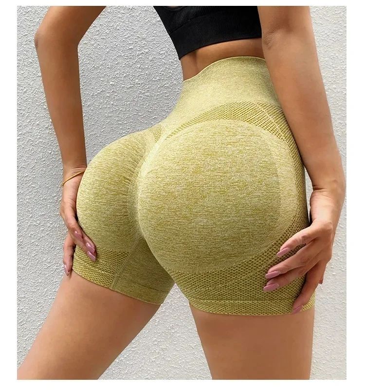 Short Gym Women‘s Gym Shorts High Elasticity Yoga Clothing Absorbent Short Sets Push Up Pants Cycling Jogging Fitness Legging