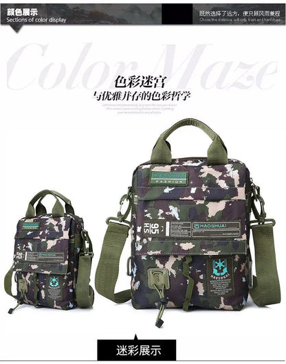 2024 New Shoulder Messenger Bag Casual Men's Bag Portable Briefcase Nylon Waterproof Outdoor Bag Man Messenger Trend Handbags