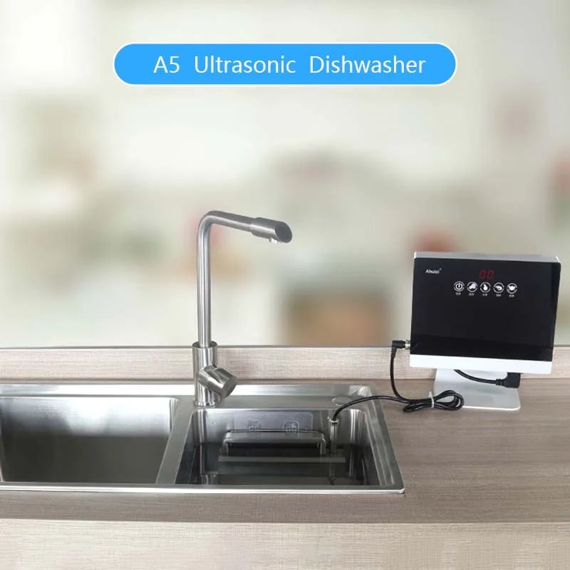 New Portable Sink Dishwasher Automatic Household Ultrasonic Dishwasher Small Free-Standing Installation-Free 110V/220V