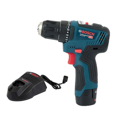 Bosch GSB-12-V30 Furadeira Elétrica a Bateria Parafusadeira Profissional de Impacto Pesado Sem Fio Multifuncional para Uso Doméstico