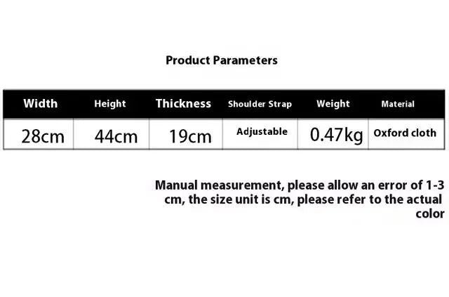 New Shoulder Bag Color Comparison, Shoulder Bag Outdoor Sports Color, Fashion Backpack Hiking