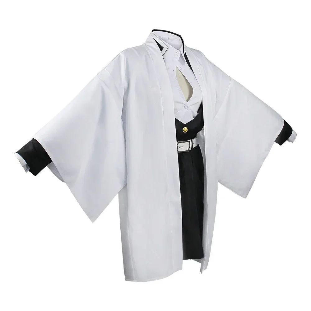 Anime Kimono Kanroji Mitsuri Cosplay Costume Kisatsutai Sexy Women Halloween Clothes