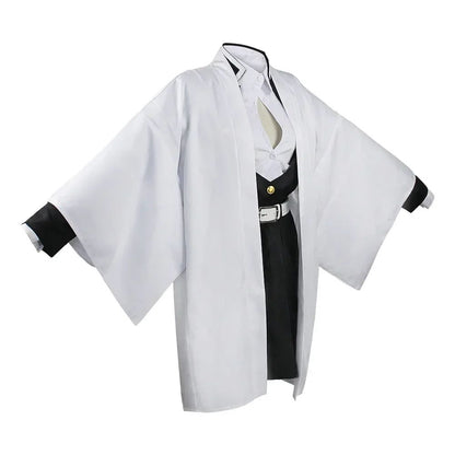 Anime Kimono Kanroji Mitsuri Cosplay Costume Kisatsutai Sexy Women Halloween Clothes