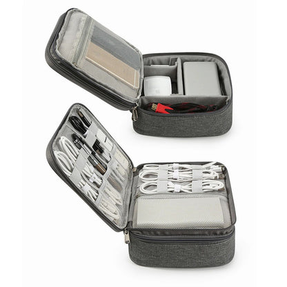 Portable USB Data Line Charger Storage Bag Travel Cable Organizer Waterproof Cable Storage Bag Digital Electronic Organizer