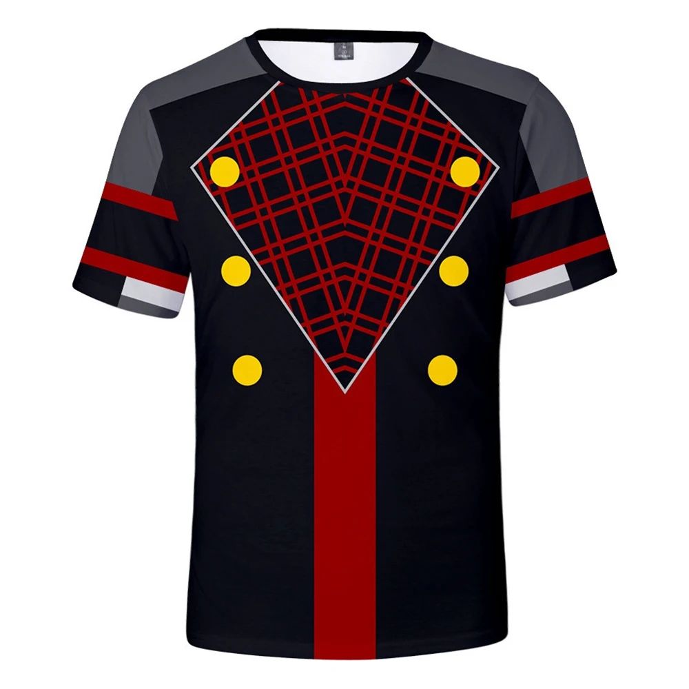 Hot Game Kingdom Hearts 3d Printed T-shirt Fashion Short sleeve Cosplay Street Style Tops Men Women Kids T shirt Size (100-6XL)