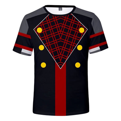 Hot Game Kingdom Hearts 3d Printed T-shirt Fashion Short sleeve Cosplay Street Style Tops Men Women Kids T shirt Size (100-6XL)