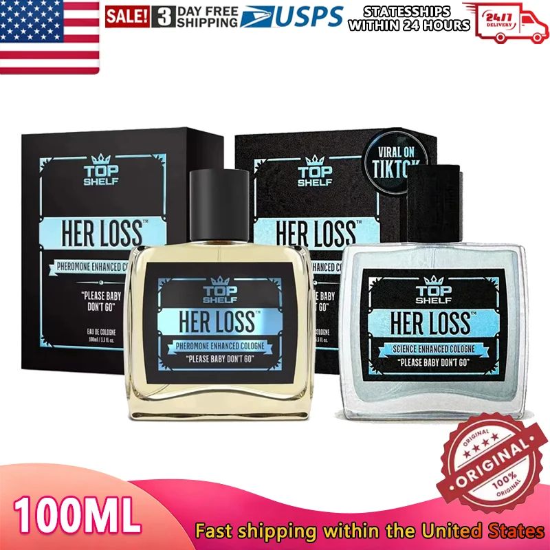 50ml-100ml Lasting Fragrance Her Loss Cologne Perfume Men's Cologne Perfume Men's Pheromone Cologne Perfume, Christmas Gift