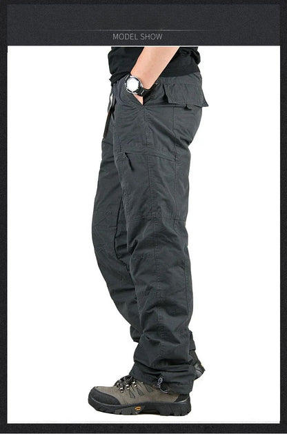 Warm Winter Fleece Pants Tactical Cargo Pants Classic Outdoor Hiking Thicken Joggers Pant Multi Pocket Trousers