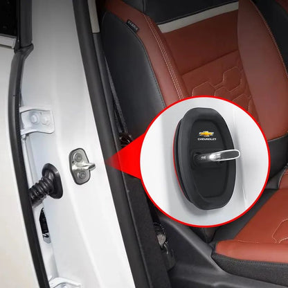4 peças de silicone anticolisão protetor de fechadura de porta de carro para Chevrolet Colorado Cruze Captiva Malibu Trax Aveo Camaro