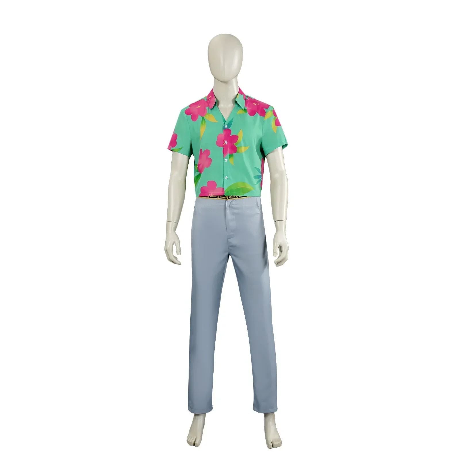 KPp Boys Abby Cosplay Floral Shirt Wig Hat 2026 Disfraz Soda Pop Costume Kids Men Halloween Party Clothes