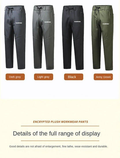 2026 Conjunto de Ciclismo com Capuz Soft Shell de Pele de Tubarão para Uso Externo, Conjunto de Pesca Quente de Veludo Masculino, Conjunto de Assalto de Soft Shell e Veludo