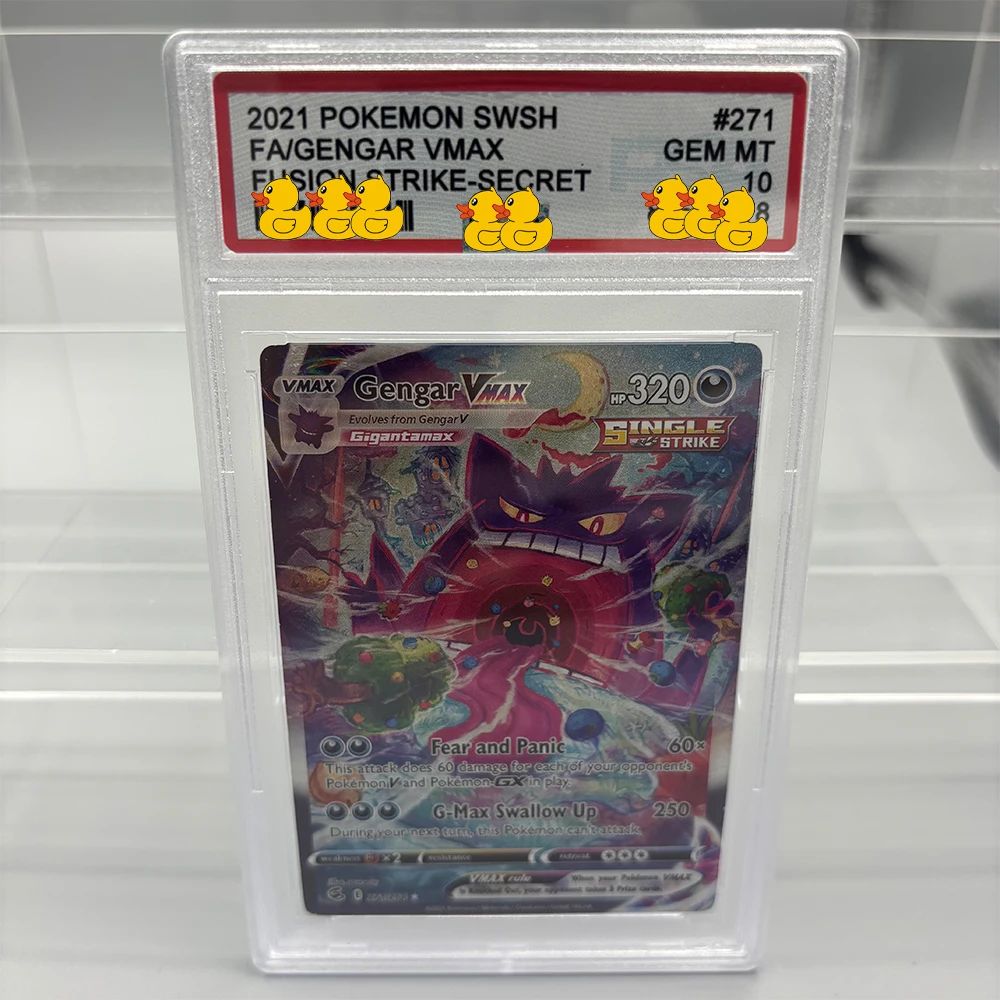DIY PTCG Rating Card Collection Card 2021 SWSH FA/RAYQUAZA V MEWTWO ex Copy 10Points Rating Card Anime Game Gift