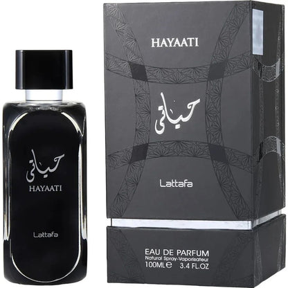 Lattafa Hayaati Men's and Women's Perfume 100ml, Woody Scent, Long-lasting Amber and Citrus Fragrance Guaranteed Gift