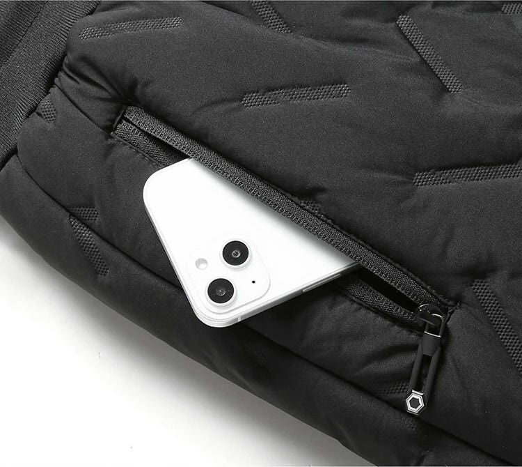 Calças masculinas de pluma outono e inverno novas acolchoadas e engrossadas para -20 graus ao ar livre calças de neve quentes masculinas à prova de vento calças Harem