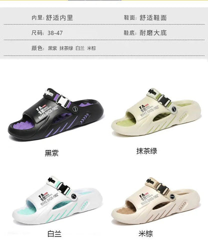 Flip Flops Male Massage Slippers Outdoor Sandals Beach Clogs Indoor Comfortable Soft Slides Men Casual Shoes Women Home Slippers