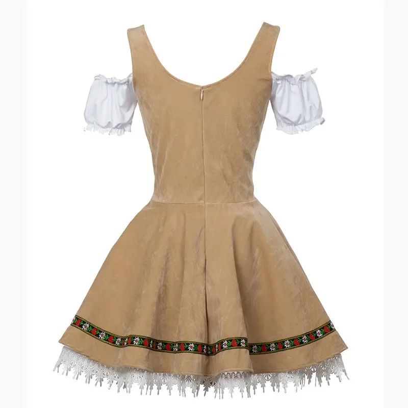 Couples Oktoberfest Costume Parade Tavern Bartender Waitress Outfit Cosplay Halloween Carnival Party Fancy Dress