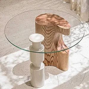 28 Inch Tempered Glass Table Top, 0.26 Inch Thick, Clear Pencil Polished Edge, Suitable for Patio, Dining, Coffee, and Side Tabl