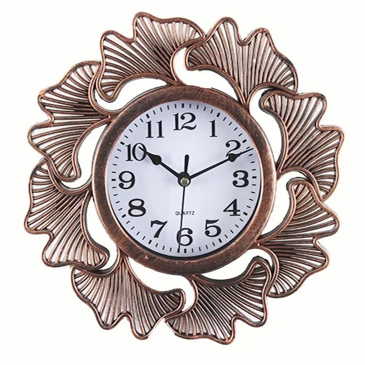 Retro home wall decoration clock font clear wall clock travel time accurate border three-dimensional hanging quartz clock