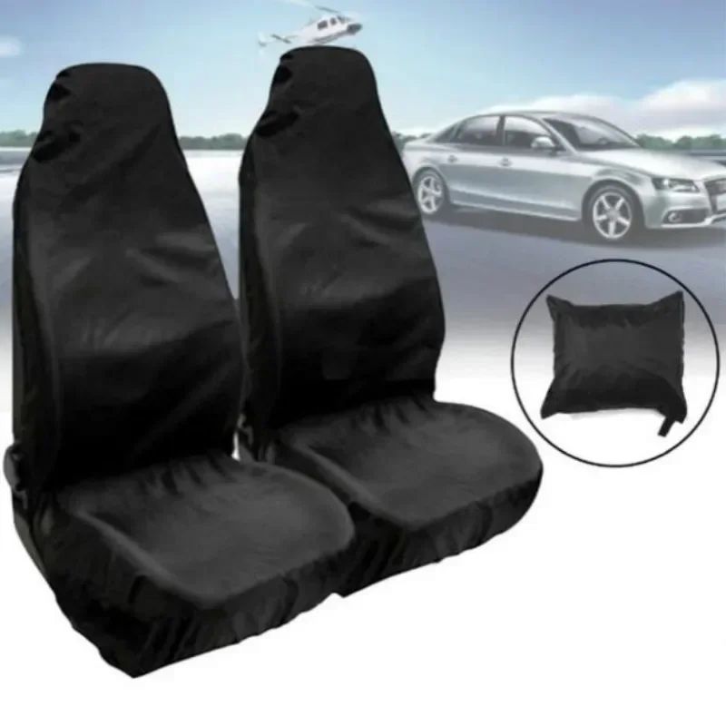 2PCS Car Front Seat Protector Cover Heavy Duty Universal Seat Covers Car Waterproof Seat Cover