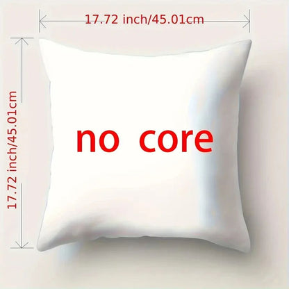 1pcs 2D Christmas Pillow Cover Xmas Party Decoration 2025 Xmas Holiday Santa Claus Pillow Cover Navidad Natal New Year Gift 2026