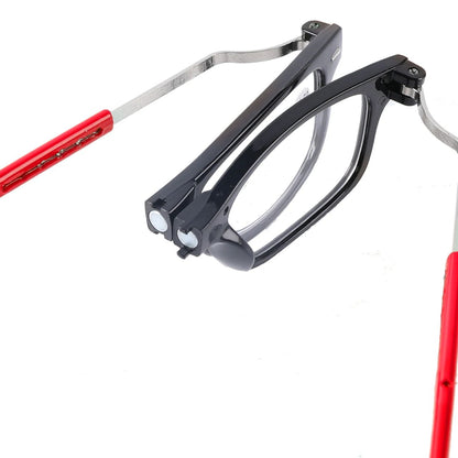 Portable Folding Reading Glasses High Definition Resin Fashion Presbyopic Eyeglasses