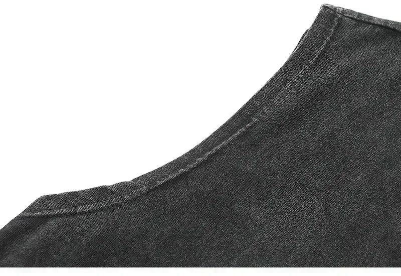 Luffy printed anime fitness vest summer new men s vest Y2k women s washed casual sleeveless shirt streetwear Harajuku