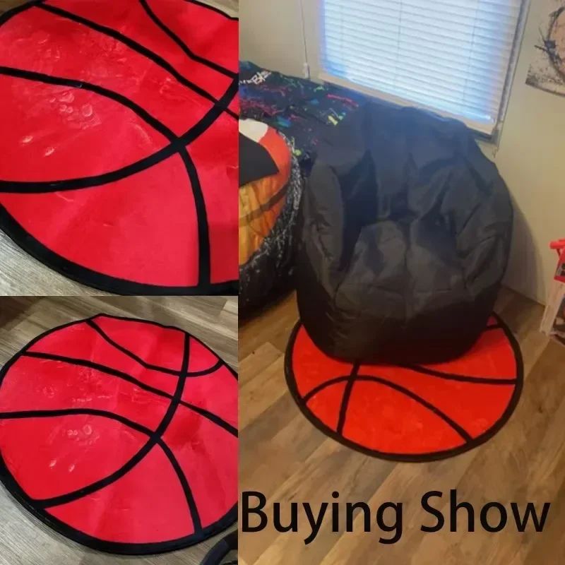 CD Cartoon Round Flannel Carpet Personalized Rugs Mat Living Room Sofa Blanket Sports Room Decoration Bed Round Rug