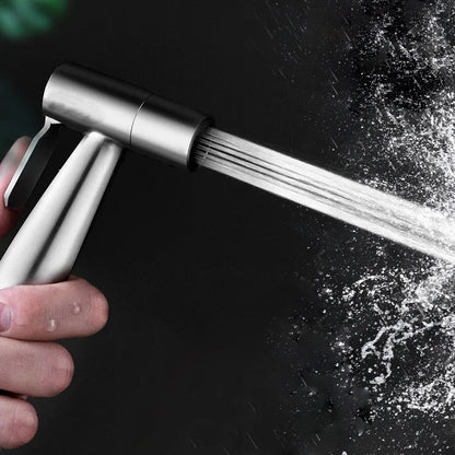Pulverizador de Torneira de Banheiro Portátil, Pulverizador de Aço Inoxidável, Pistola de Pulverização de Bidê Manual, Chuveiro Higiênico de Limpeza Automática, Torneira Manual de Banheiro