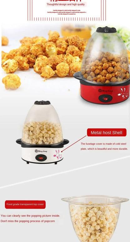 Popcorn Machine Household Small Electric Popcorn Machine Can Put Oil and Sugar Seasoning