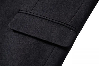 2024 New Spring Men's Western-style Blazer Single Breasted Pesalir Fabric Casual Slim Fit Wedding Suit Jacket For Men