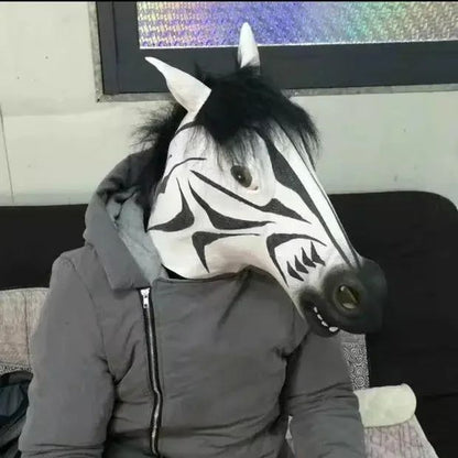 Funny Animal Latex Party Masks Dog Donkey Duck Horse Headgear Halloween Props Cosplay Mask for Adults Masquerade Mask