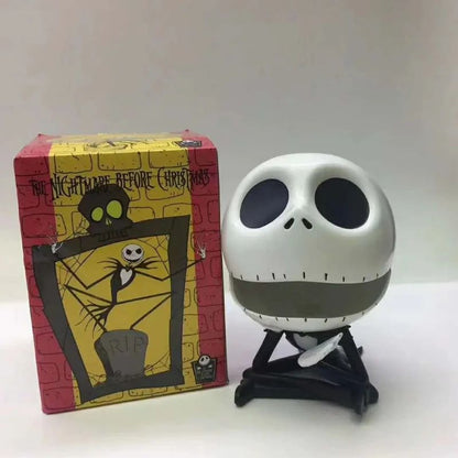 Anime O Estranho Mundo de Jack Boneco de Ação Jack Skellington Caixa de Armazenamento Modelo de Mesa Enfeites Presente de Aniversário Brinquedo