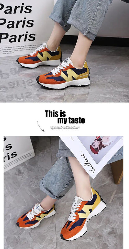 Tênis Feminino Casual Moda Respirável Caminhada Chato Tênis Feminino 2025 Academia Vulcanizado Branco Calçado Feminino