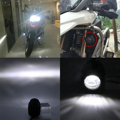 Motorcycle LED Auxiliary Headlight  Fog Light Protector For BMW R1200GS LC R1250GS Adventure R1250RT R1200RT R1250RS