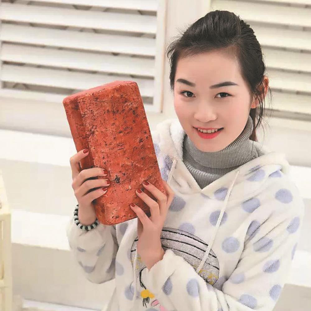 Simulation Brick Wood Block Pillow Nap Rest Sponge Cushion Plush Pillow Home Decor Sofa Ornament Bedroom Sleeping Pillow Cushion