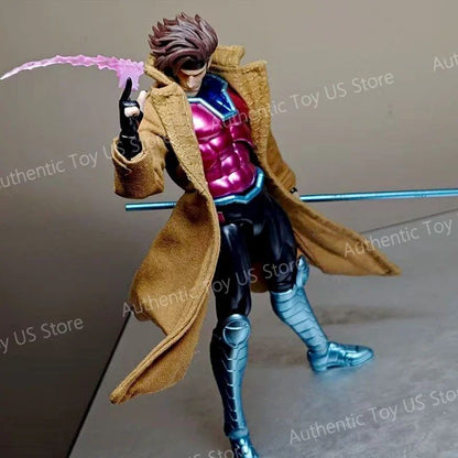 Original Ct Toys Gambit Mafex 131 – X-Men Wolverine SHF Boneco de Ação Anime – Presente Personalizado para Crianças e Colecionadores