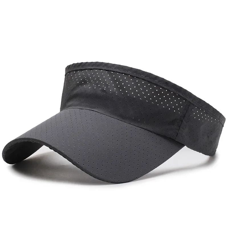 Summer Breathable Air Sun Hats Men Women Adjustable Visor UV Protection Top Empty Solid Sports Tennis Running Sunscreen Cap Hat